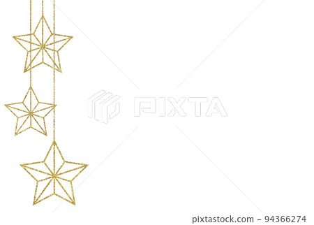 Illustration material star decoration gold Illustration material star decoration gold 94366274