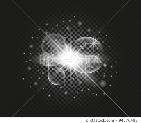 shining stars with glow effect and sparks vector illustration shining stars with glow effect and sparks vector illustration 94370488