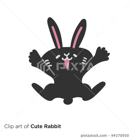 Rabbit character illustration series "Hurray!" 94370930