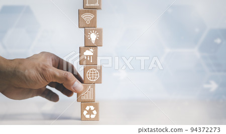 communication and technology concept , Hand putting wooden block cube symbol telephone, email, address. Website page contact us or e-mail marketing, Contact us in customer support concept communication and technology concept , Hand putting wooden block cube symbol telephone, email, address. Website page contact us or e-mail marketing, Contact us in customer support concept 94372273