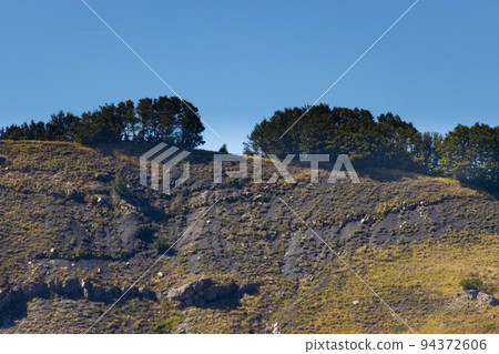 Mountain landscape of Cirone Pass, Toscano Emiliano Park in Parma province, Italy 94372606