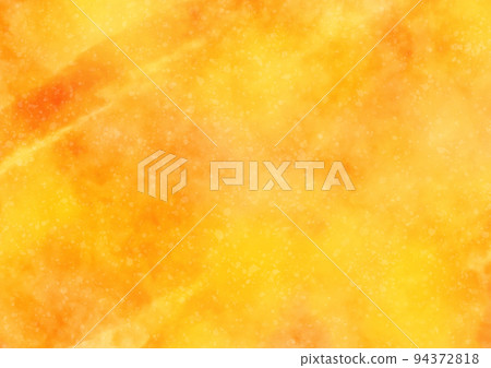 Warm orange and yellow watercolor background material that feels light 94372818