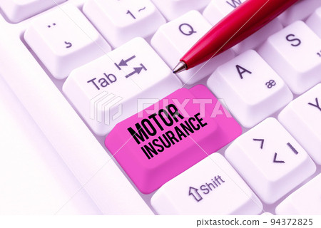 Sign displaying Motor InsuranceProvides financial compensation to cover any injuries. Business concept Provides financial compensation to cover any injuries Sign displaying Motor InsuranceProvides financial compensation to cover any injuries. Business concept Provides financial compensation to cover any injuries 94372825