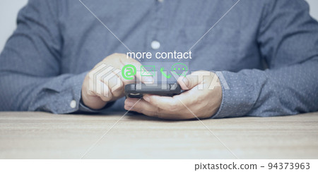 Company's contact channels Customers use their mobile phones to contact the company. through various online channels, telephone numbers, emails, websites, letters, online chats 94373963
