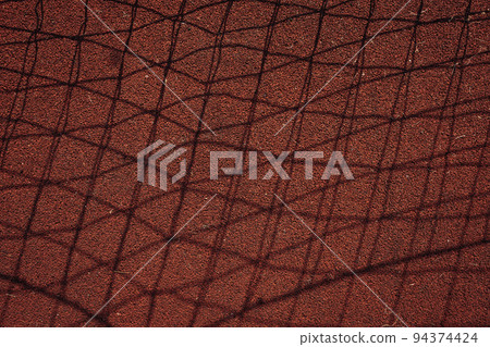 Net shadow on sports court Net shadow on sports court 94374424