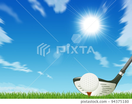 Golf image background material Golf image background material 94375180