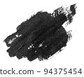 Black Brush Stroke isolated on white background. 94375454