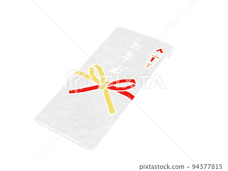 New Year's gift bag illustration (print style) New Year's gift bag illustration (print style) 94377815
