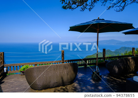 Wakasa, Fukui Prefecture Sea of Japan seen from the Rainbow Line 94378655