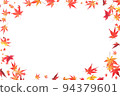 Colored leaves background 94379601