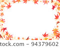 Colored leaves background 94379602