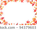 Colored leaves background 94379603