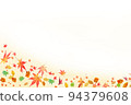 Colored leaves background 94379608