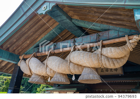 Izumo Taisha Shrine Kagura Hall Large Shimenawa (Izumo City, Shimane Prefecture) Izumo Taisha Shrine Kagura Hall Large Shimenawa (Izumo City, Shimane Prefecture) 94379693