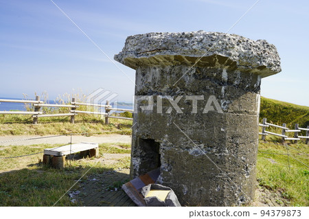 Rotten electromagnetic tower at Cape Kamui 94379873