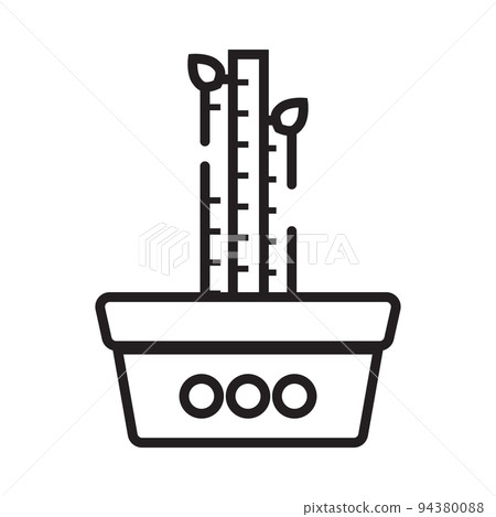Potted plant icon that is suitable for your modern business 94380088