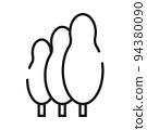 Tree icon that is suitable for your modern business 94380090