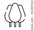 Tree icon that is suitable for your modern business 94380102