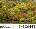 Kamaike with autumn leaves 94380445