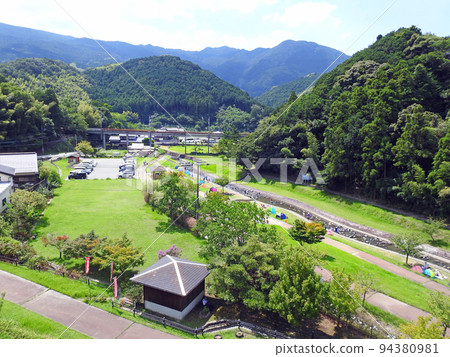 Seiryu Park under Narufuchi Dam in Sasaguri Town, Fukuoka Prefecture 94380981