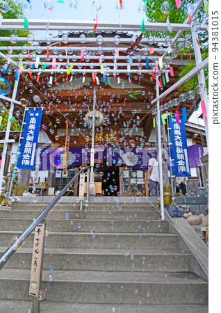 福岡縣飯塚市真言宗大室學校正法寺本堂風鈴和肥皂泡 94381015