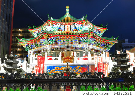 [神奈川縣]橫濱媽祖寺夜景（橫濱中華街） 94382551