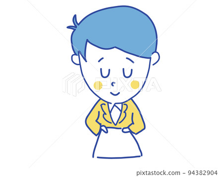 A pop office worker, the documents are ready A pop office worker, the documents are ready 94382904