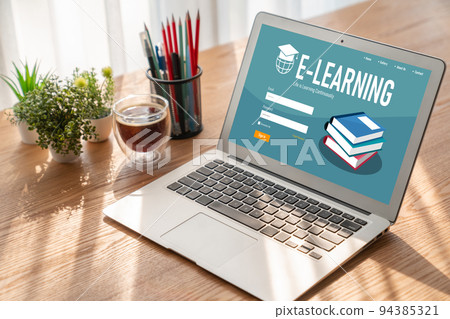 E-learning website with modish sofware for student to study on the internet E-learning website with modish sofware for student to study on the internet 94385321