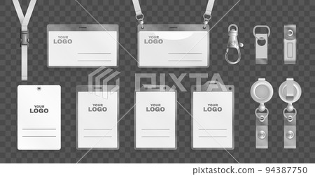 Realistic Badges Set 94387750