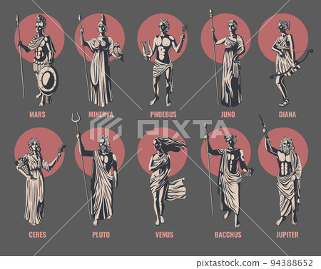 Greek Gods Set 94388652