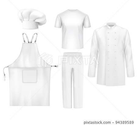 Chef Uniform Realistic Composition Chef Uniform Realistic Composition 94389589