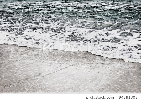 Sandy beach and sea 94391305