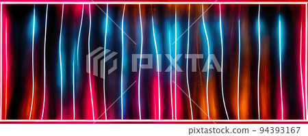 abstract neon colored lines wall background abstract neon colored lines wall background 94393167