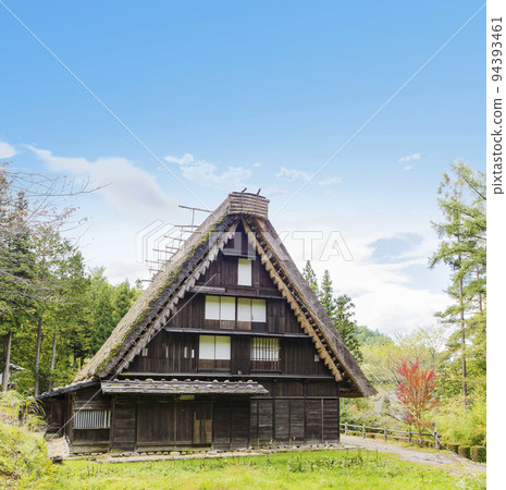 高山飛騨之鄉民俗村合掌造日式房屋 高山飛騨之鄉民俗村合掌造日式房屋 94393461