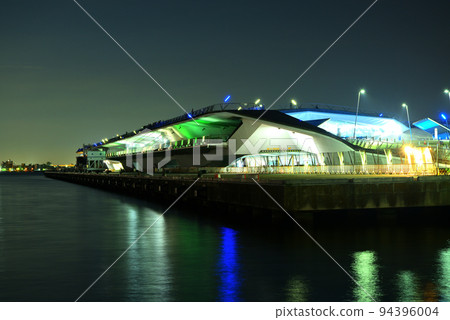 Night view, Osanbashi, scenery near Minato Mirai, Yokohama City, Kanagawa Prefecture 94396004