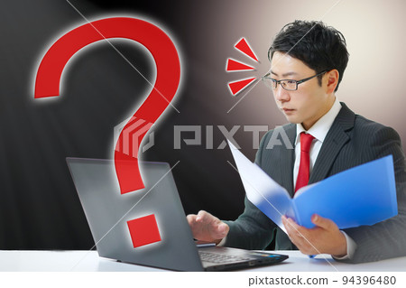 PC and businessman PC and businessman 94396480