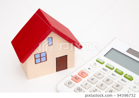 House and calculator 94396732