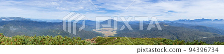 Panorama from near the summit of Mt. Shibutsu Panorama from near the summit of Mt. Shibutsu 94396734
