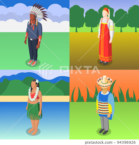 Multinational World Culture 2x2 Design Concept Multinational World Culture 2x2 Design Concept 94396926