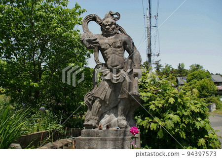 岩戶山安樂寺（吉見觀音），金剛力士立像[埼玉縣吉見町] 94397573