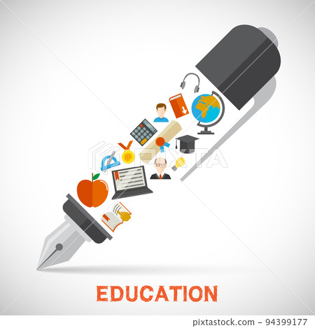 Education pen concept 94399177