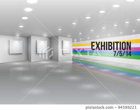 Exhibition announcement advertising invitation 94399221