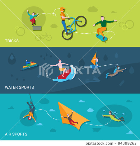 Extreme Sports Banners 94399262