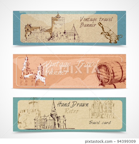 Old city banners 94399309