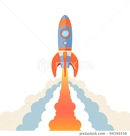 Rocket emblem isolated Rocket emblem isolated 94399336
