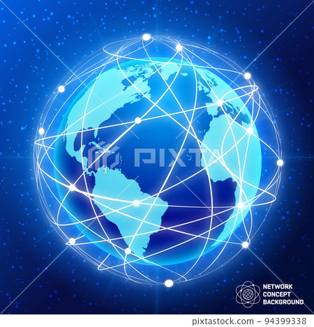 Network globe concept Network globe concept 94399338