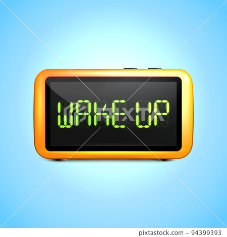 Digital alarm clock wake up 94399393