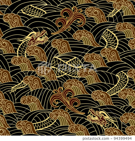 Oriental traditional seamless pattern 94399494