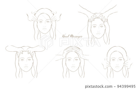 Head massage, head spa, head therapy 94399495