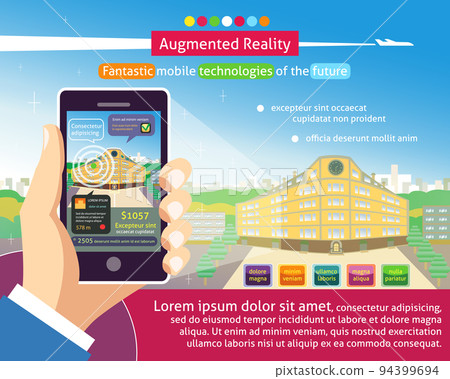 Augmented reality poster 94399694